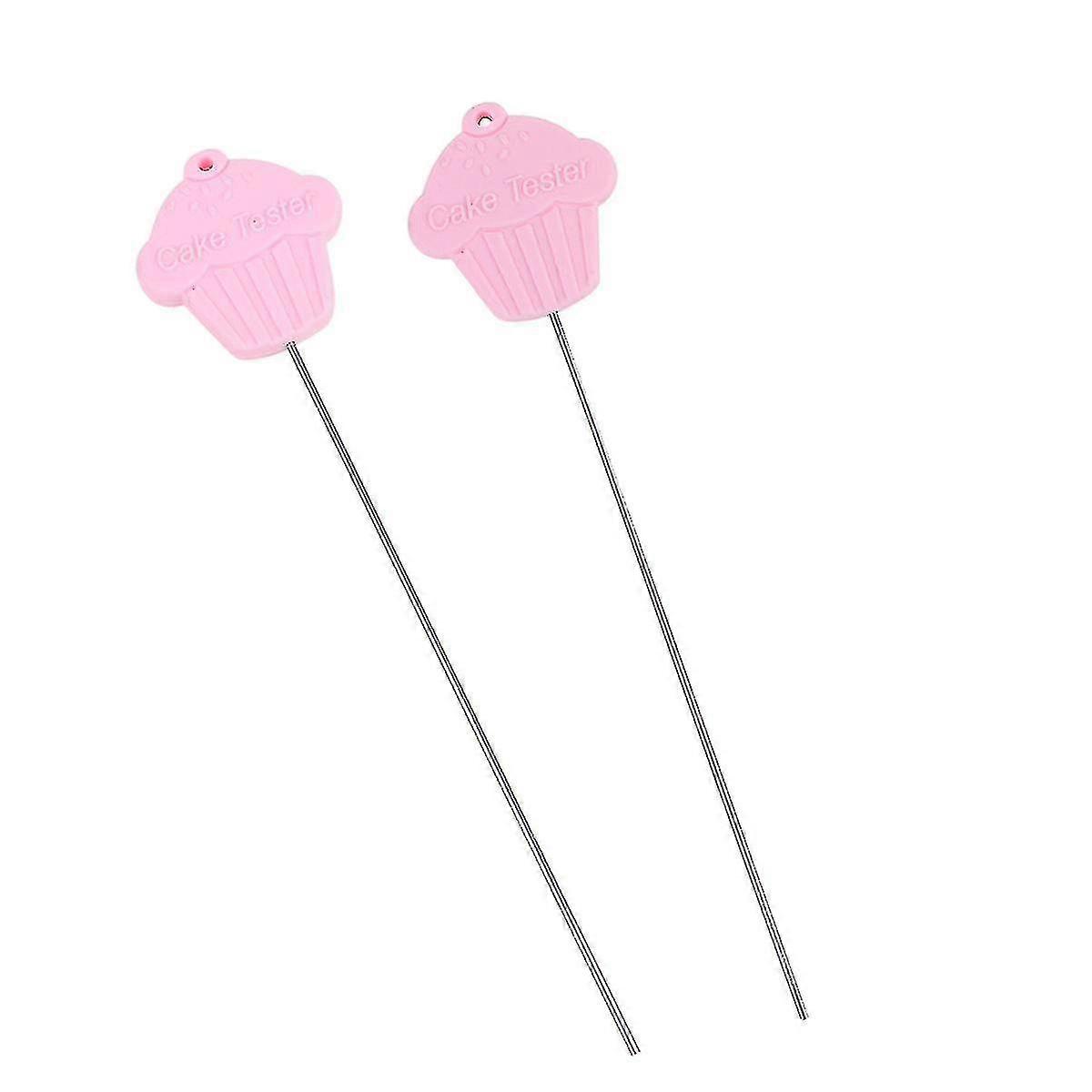 2pcs Stainless Steel Cake Tester Practical Biscuits Baking Test Needle Crea