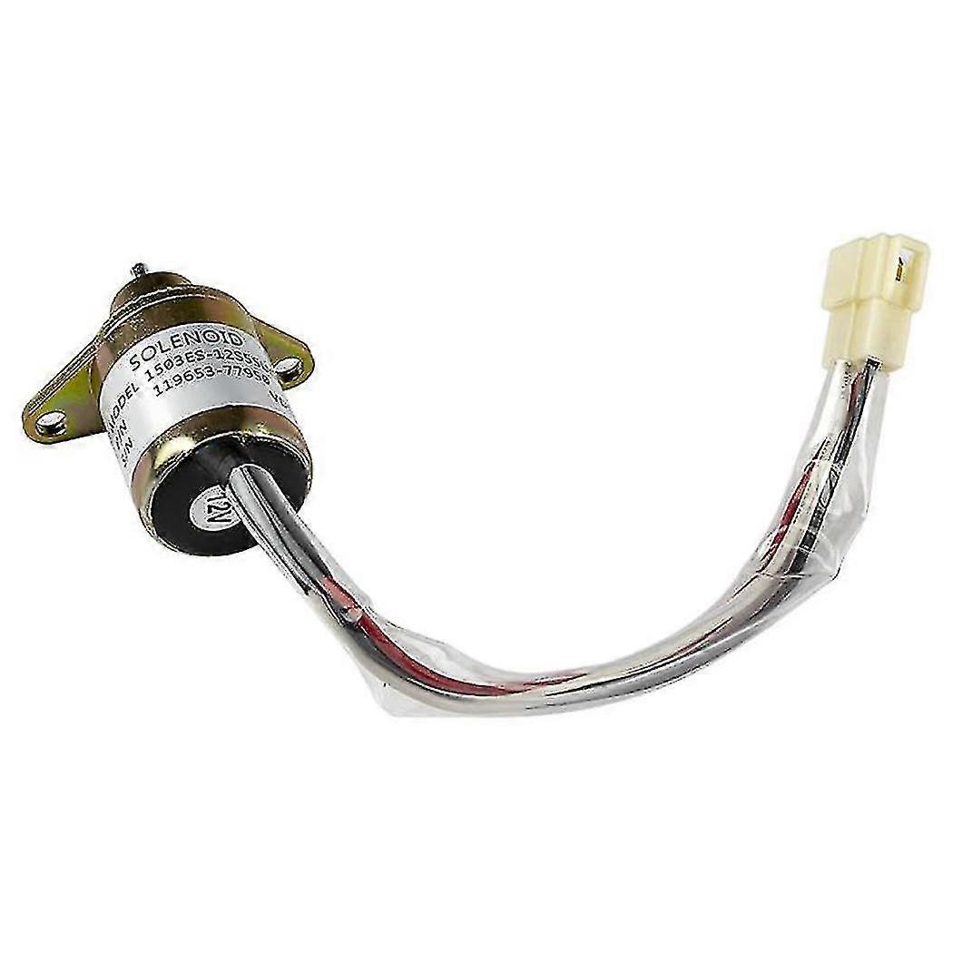 Fuel Shut Off Solenoid for Takeuchi | Replaces OEM # Y119233-77932 - All Skidsteers, Inc