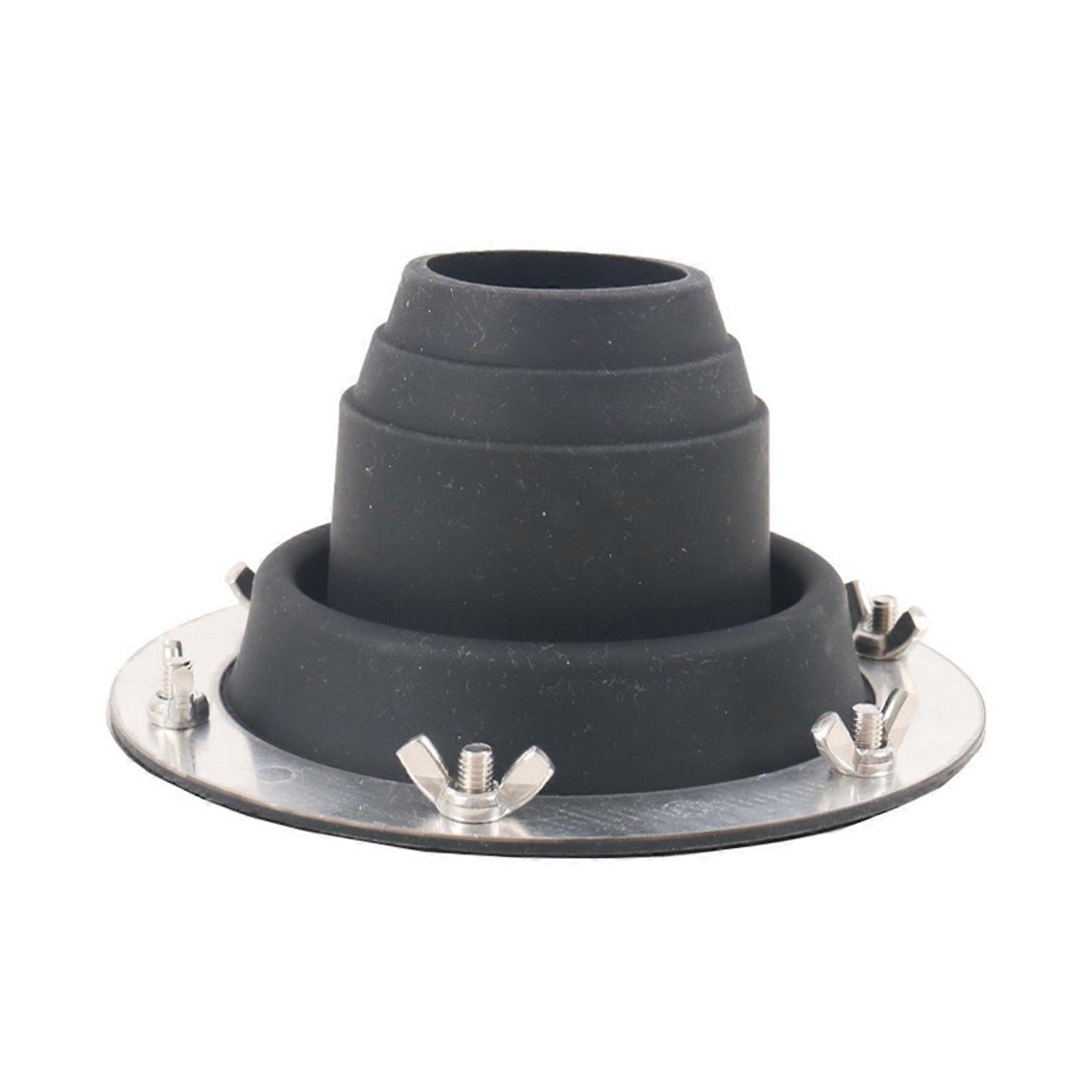 Silicone Ring Insulated Flue Cover UV-proof Windproof Tent Stove Anti-scalding Device Easy Install High Temperature Resistant Firewood Stove Flue Cove
