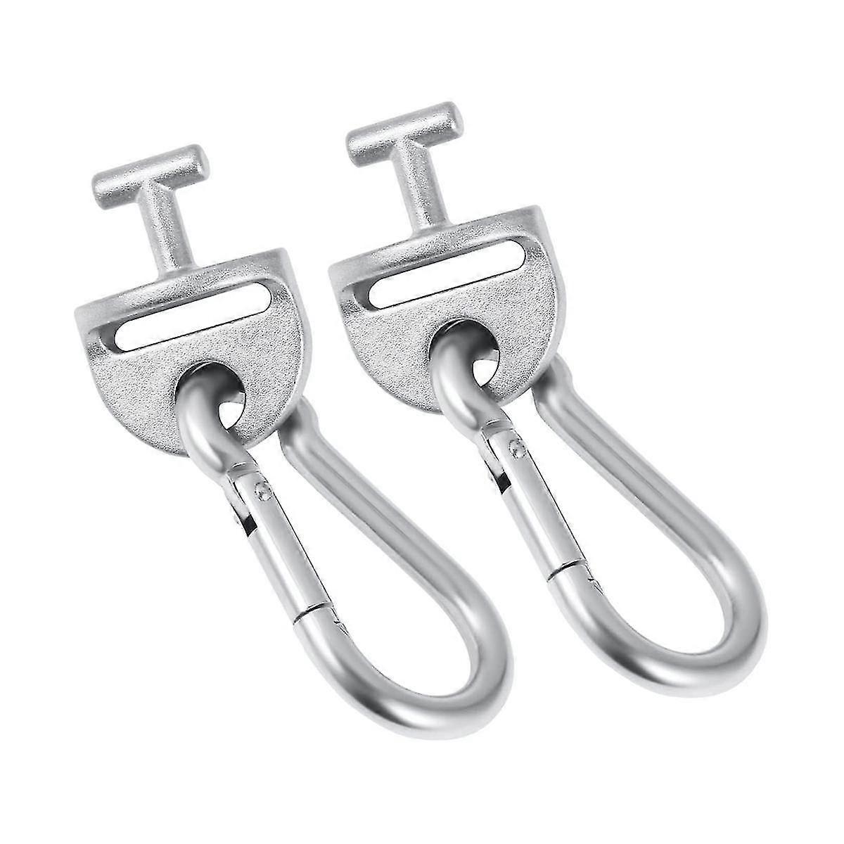 2pcs T Lock Adapter With Snap Hooks, Accessories Adapter For Gym Cable Machine & Shelf