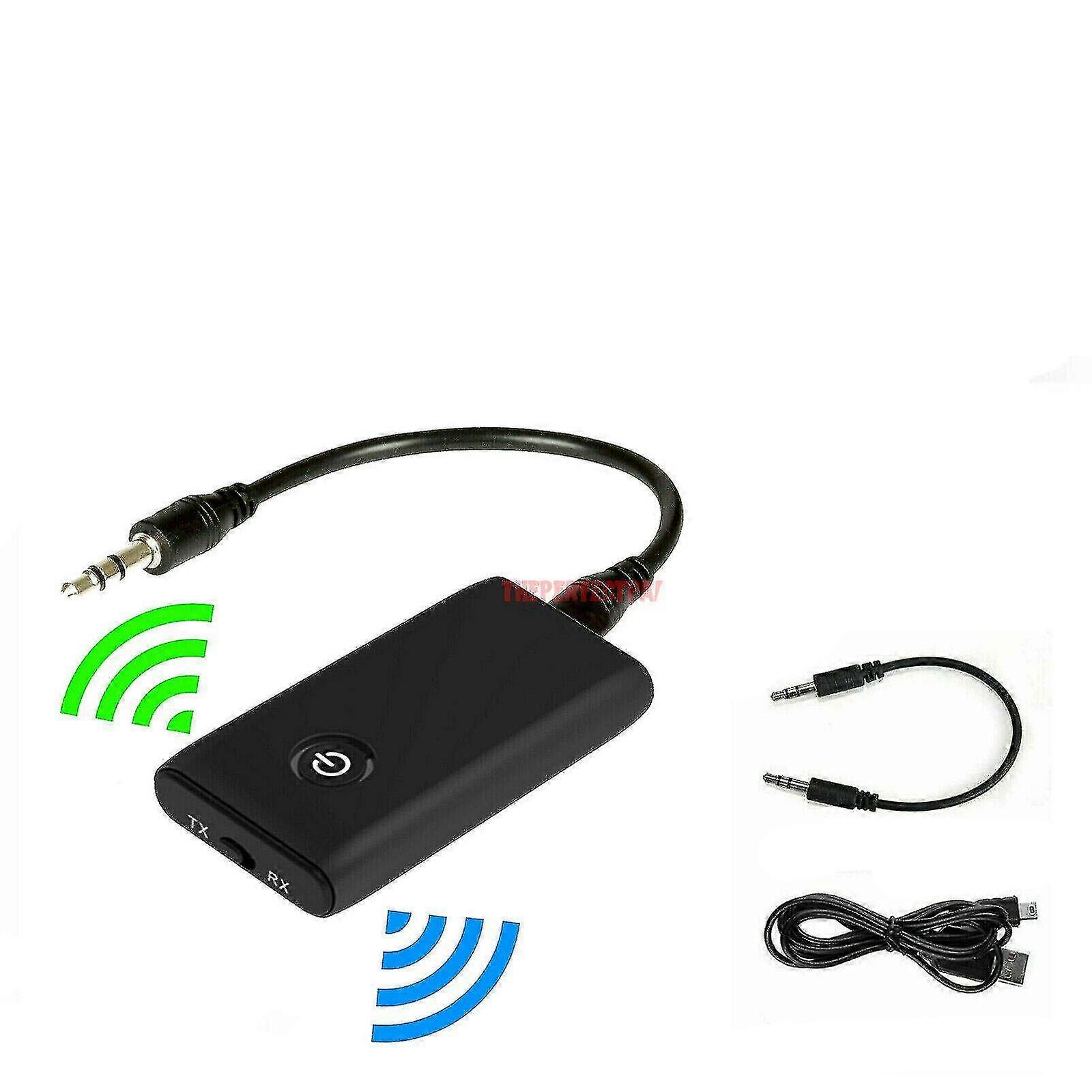 IRonSmith Bluetooth 5.0 Transmitter Receiver 2-in-1 – Wireless Audio 3.5mm Aux Adapter For TV, PC, Audio Receivers