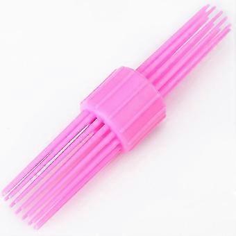 Starlight-1 Pc Hairstyle Tool Hair Comb Rolling Pinned Curl Roll Bang Stand-up Roll Brush Vintage Double Head Hair Brush--