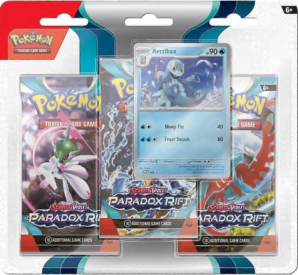 Pokemon TCG Scarlet & Violet 4 - Paradox Rift - 3-Pack Display (Pack of 12)