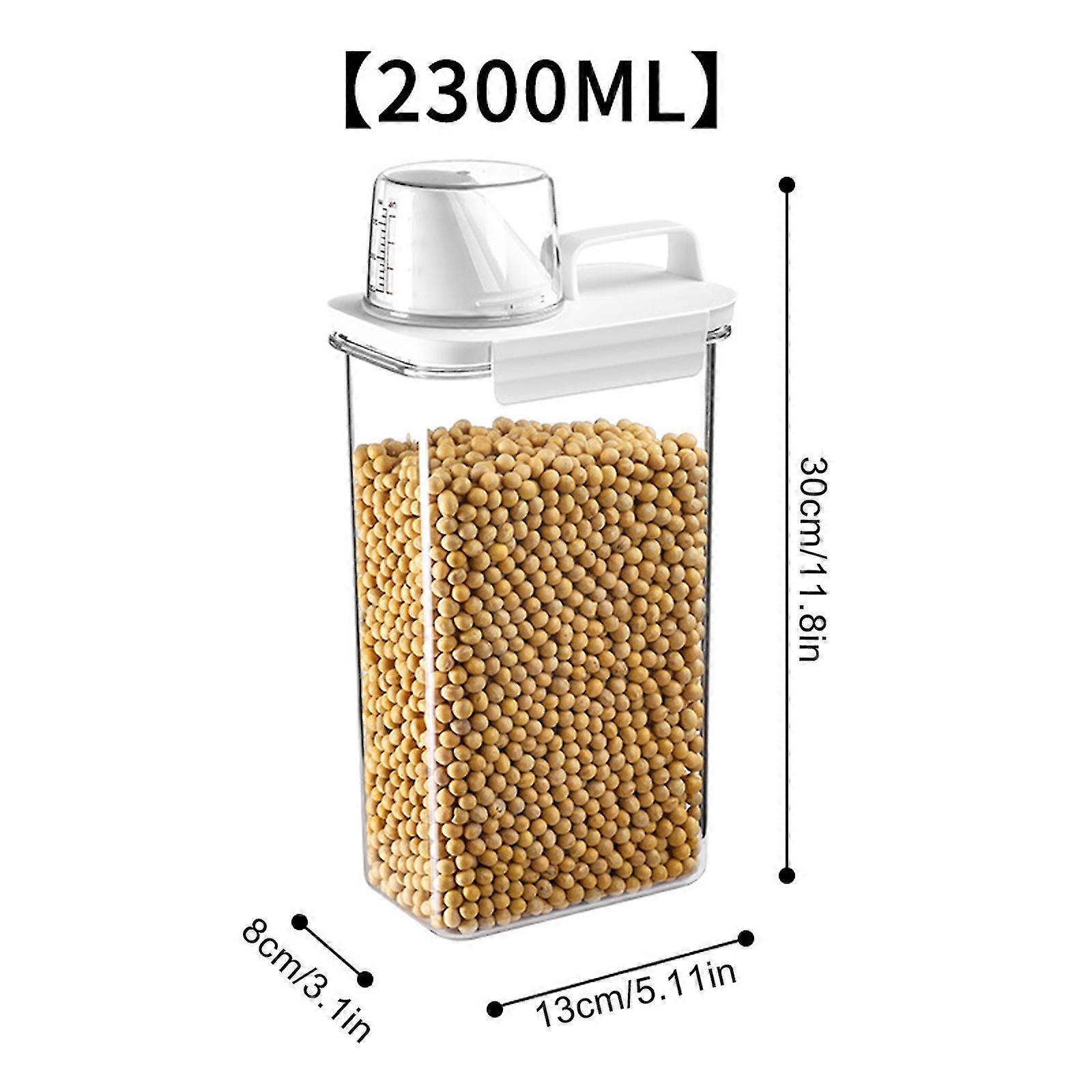 Stor kapacitet dyrefoderbeholder lufttætte madopbevaringskasser