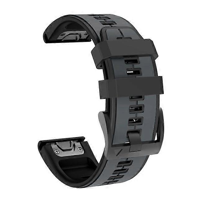 Suitable for Garmin fenix 6x 6pro breathable two-color silicone strap Garmin fenix 5plus instinctive 2 22mm26mm Sport strap sy