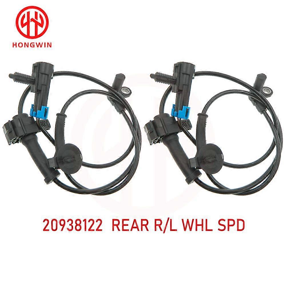 Rear Left& Right ABS Wheel Speed Sensor 20938122 For Casillac Escalade GMC Yukon Chevrolet Avalanche OEM: 15121067 20763147