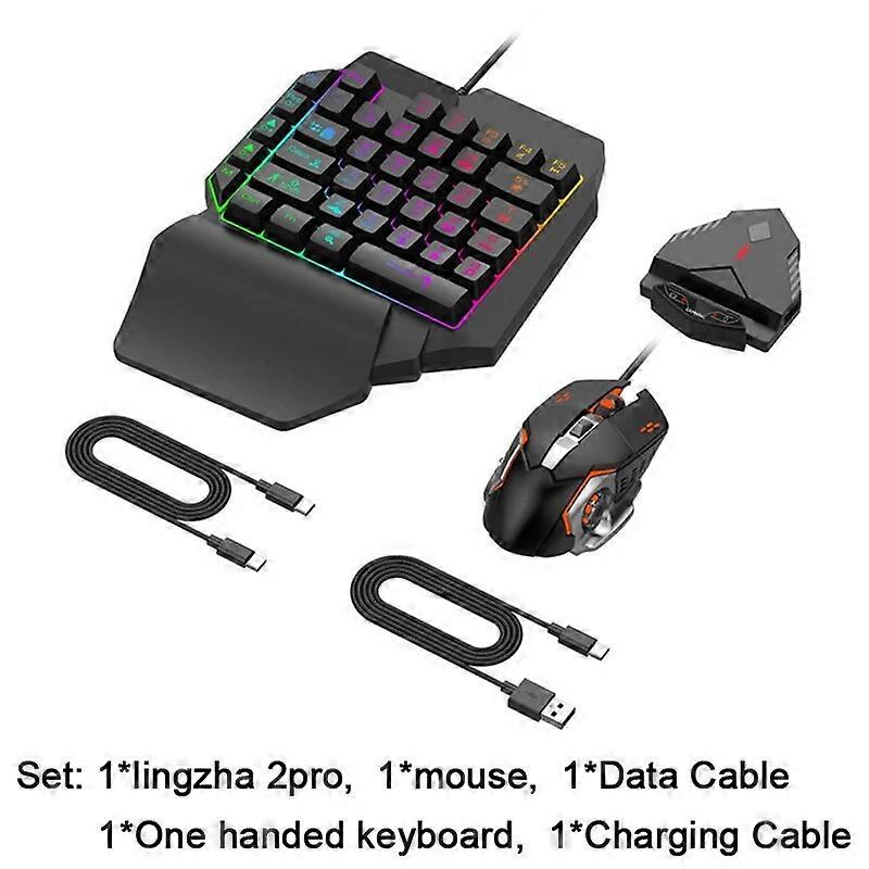 Lingzha 2Pro Pubg Controller Mobile Gamepad Bluetooth-Compatible Connection Keyboard Mouse Pubg Gaming Converter For Android