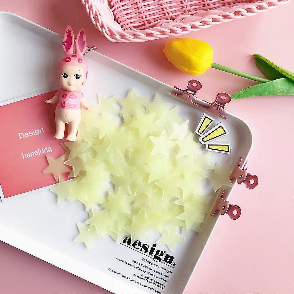 Glow Stars Noctilucent Plastic Wall Stickers Blue