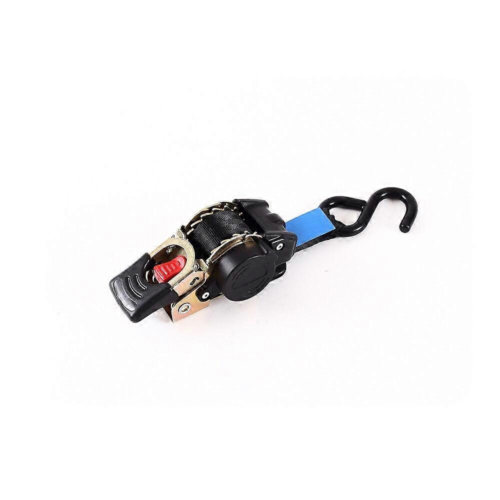 New A single hook Motorcycle Auto Retractable Ratchet Tie Down Starp