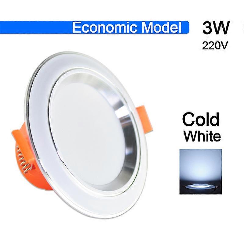 أدى النازل 3 واط 5 واط 9 واط 12 واط 15 واط 18 واط النازل AC 220 فولت 240 فولت رقيقة جدا الذهب الفضي الألومنيوم جولة راحة راحة إضاءة سبوت LED