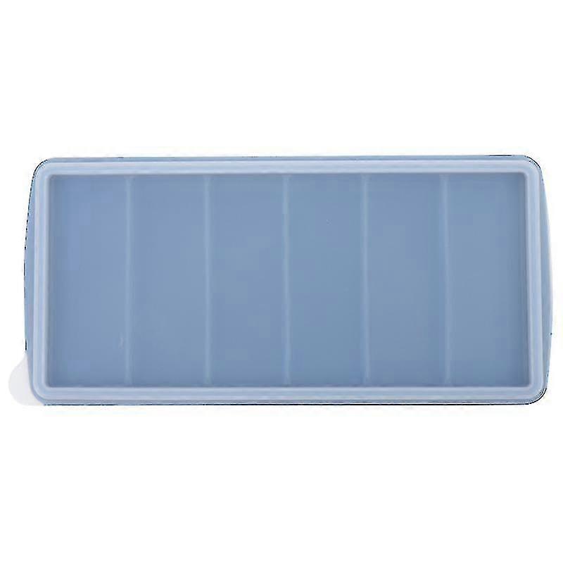 1pc 6 Grids Silicone Ice Cube Maker Ice Cube Mold Ice Cube  Food Storage Box