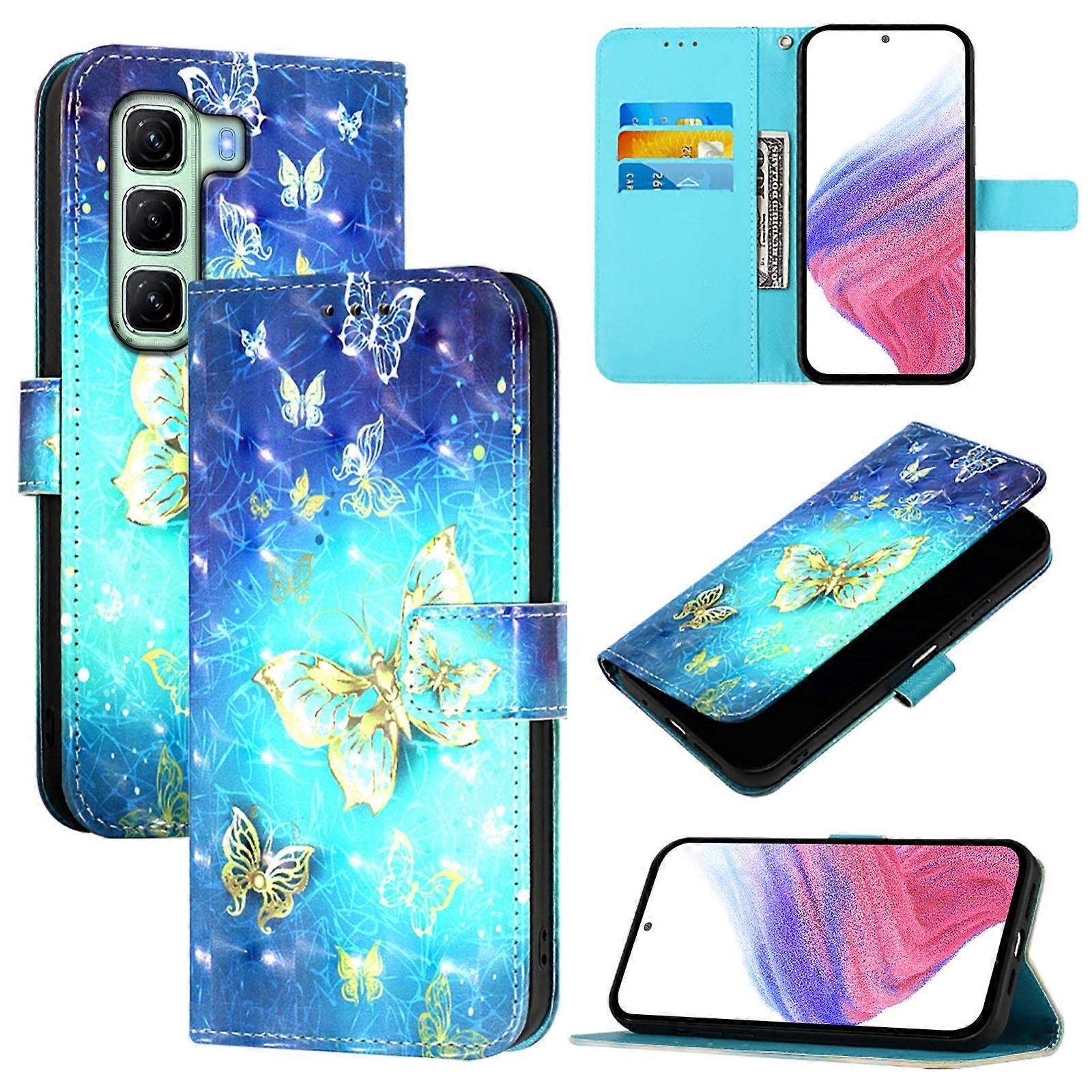 3D Painted PU Case For Infinix Hot 50 5G