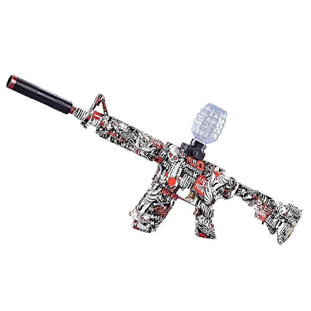 دفقة في الهواء الطلق لعبة الرماية الكتابة على الجدران بندقية المياه في الهواء الطلق معركة بندقية محاكاة إطلاق النار الكهربائية عالية السرعة انفجار بندقية المياه مناسبة لهدايا عيد ميلاد