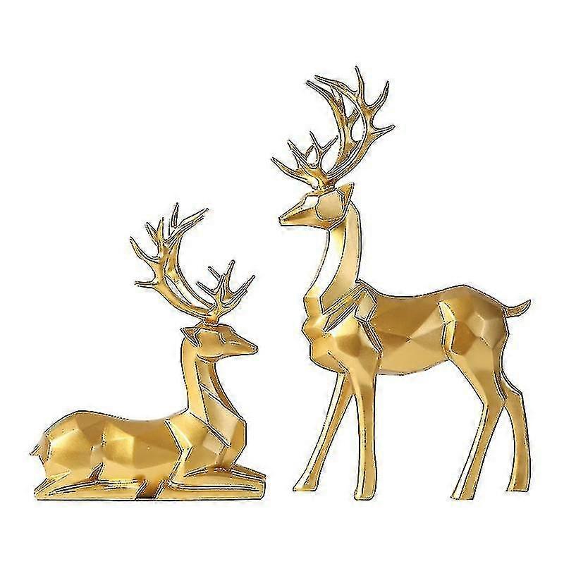 Reindeer Figurines R Deer Statue Place Ow Desk Bed Shelf Ornt For Home