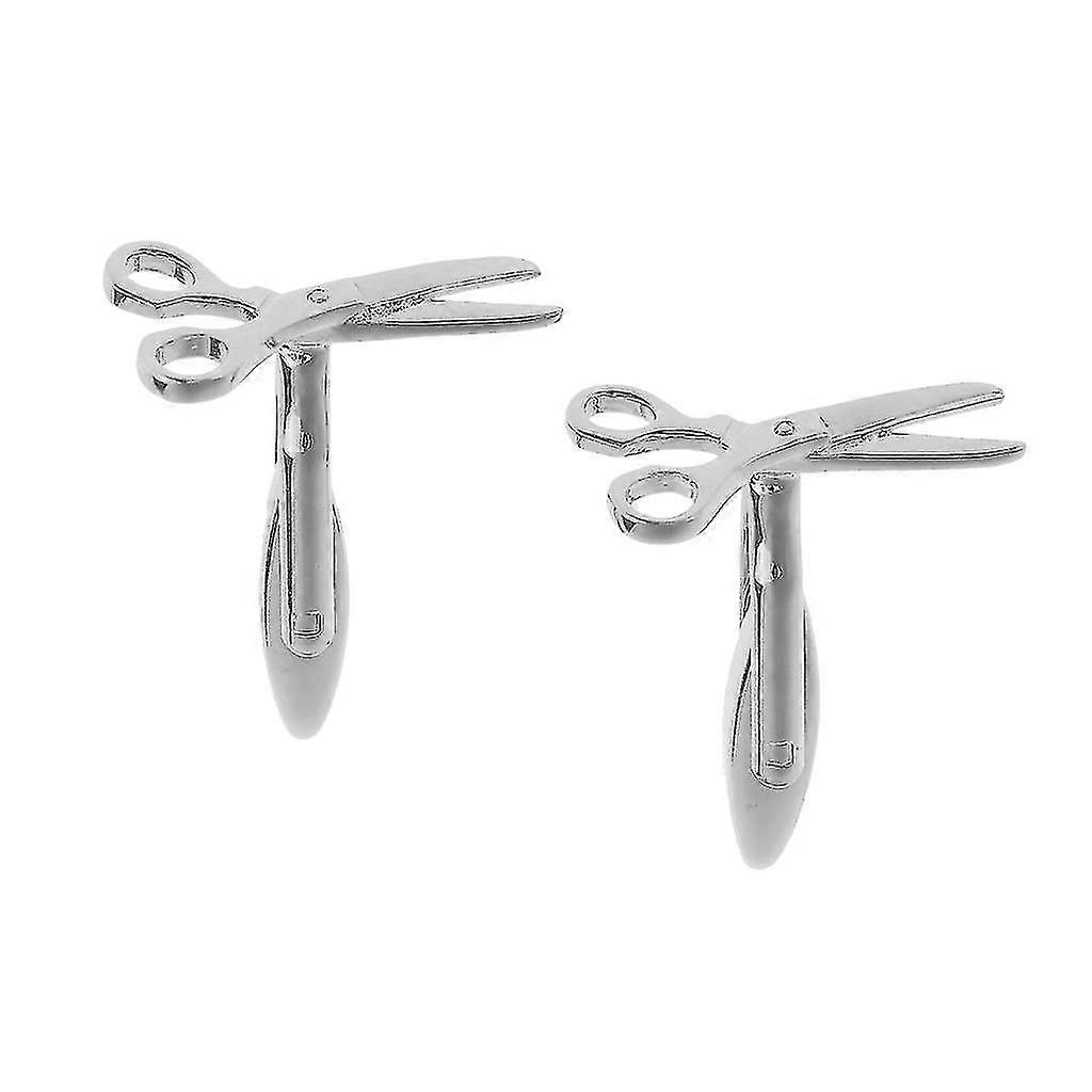 Stainless Steel Men Cuff Link Cufflinks - Scissors
