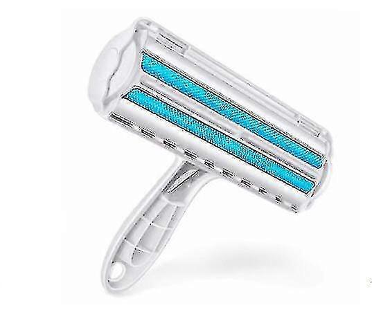 Χνουδωτό πινέλο για τα μαλλιά κατοικίδιων ζώων, κολλώδης βούρτσα καναπέδων, κύλινδρος χνουδιού (1 κομμάτι, μπλε)