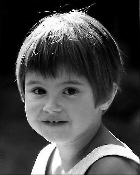 Studio Portrait Of Boy Smiling Poster