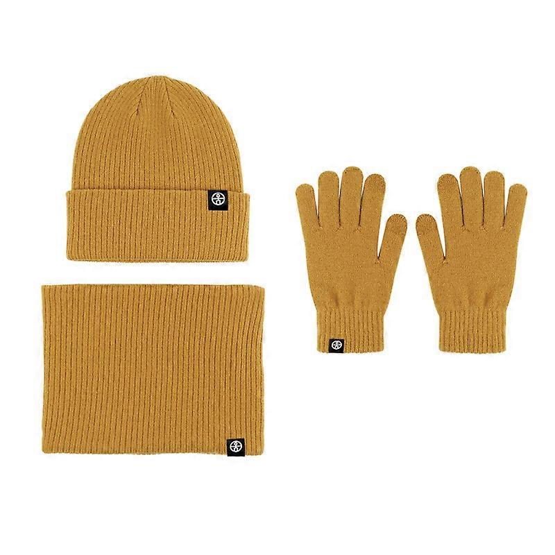 3 Pairs of Windproof Knitted Gloves for Winter