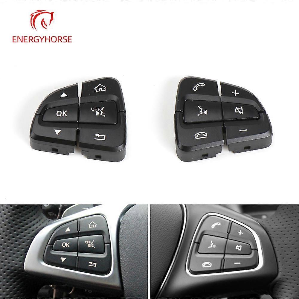 For Benz GLC C Class Steering Wheel Switch Buttons Car Multi function Switch Buttons For Mercedes W205 W253 C180 C200 GLC300| |