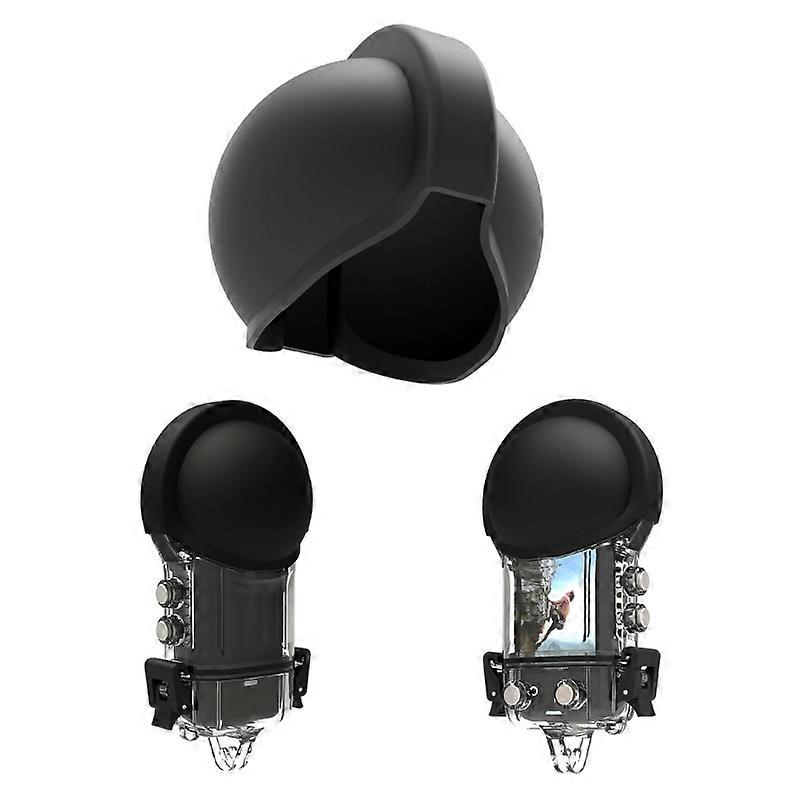 For Insta360 X3  Silicone Protective Case Lens Cap