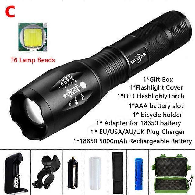 Bicycle Parts Q250 TL360 8000 LM V6/L2 bike/bicycle light 18650 rechargeable bike flashlight/headlight cycling light front for bike/bicycle