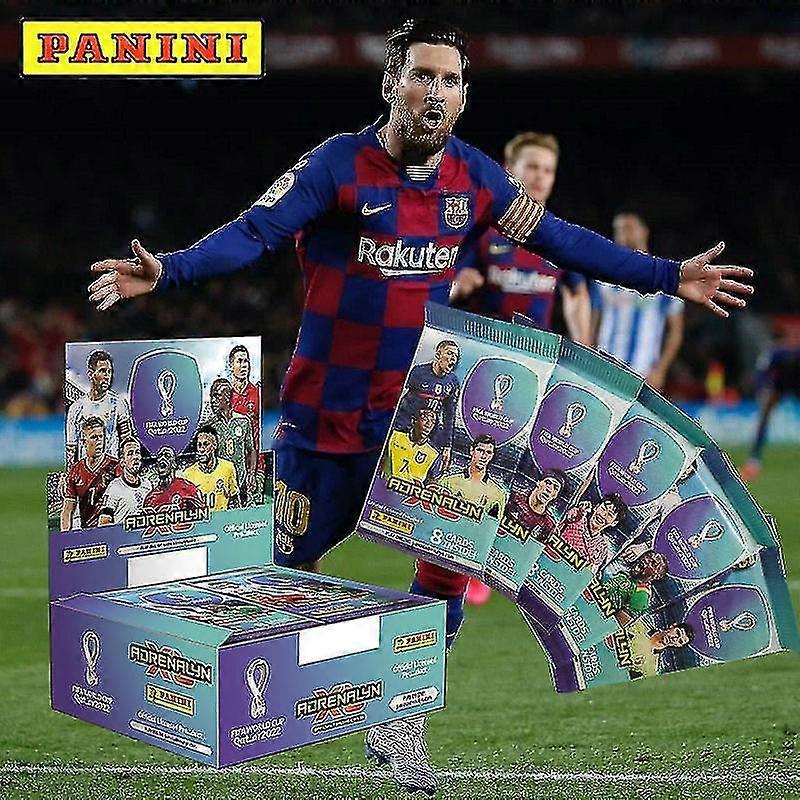 2023 بانيني كرة القدم ستار بطاقة مربع كأس العالم قطر مجموعة نجوم كرة القدم ميسي رونالدو لاعب كرة قدم محدود مجموعة بطاقات المشجعين