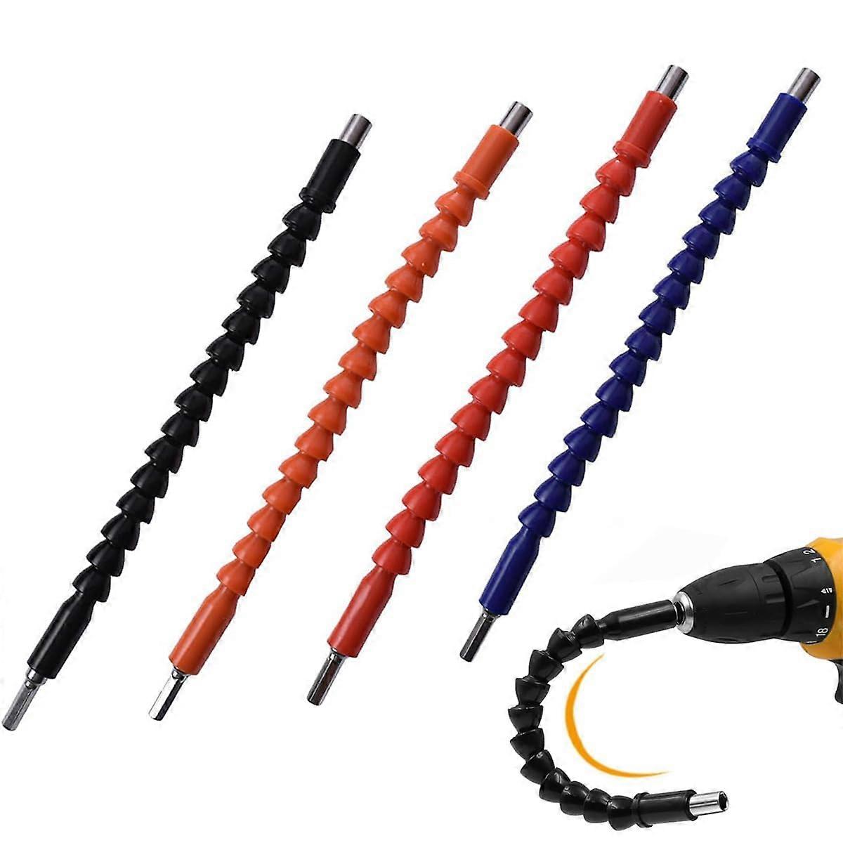 Super Bit, Superbit Screwdriver Flexible, Flexible Drill Bit Extension, Superbit Screwdriver Flexible, Flexible Shaft Extension Bits (Black, 1 PCS)