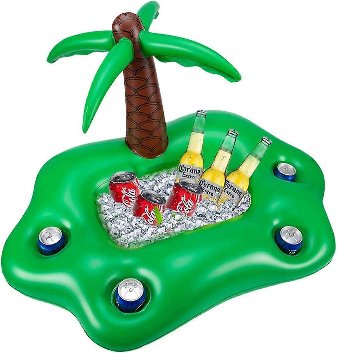 Pool Buoy, Floating Pool Bar, Inflatable Pool Bar, Pool Bar, Inflatable Cup Holder, Inflatable Palm Tree