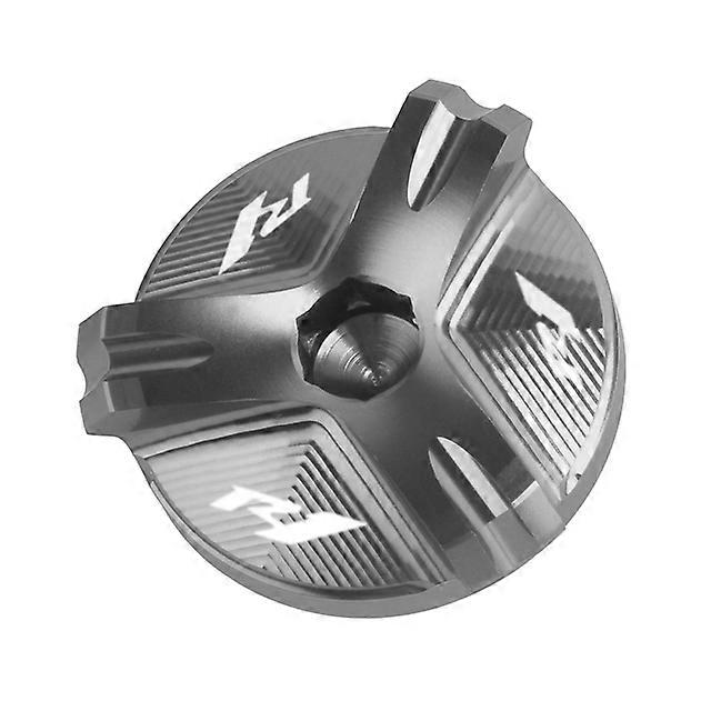 LOGO R1 Motorcycle Aluminum Engine Oil Filler Cap Plug for YAMAHA R1 2021 YZF-R1 1998-2020 2019 2018 2017 2016 Oil Filter Cup