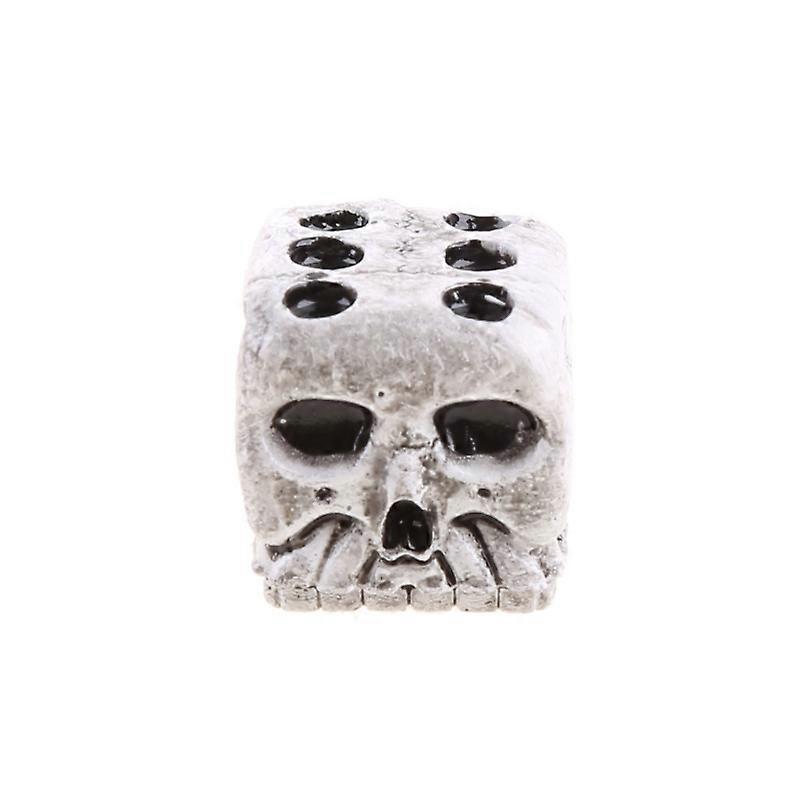 Novelty Resin Skull Dice D6 Dice 3D Skeleton Dice Board Game Toy for Gamer Geek
