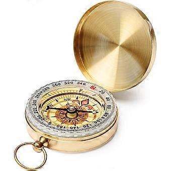 Flip Compass Camping Equipment Survival Equipment Waterproof Luminous Compass