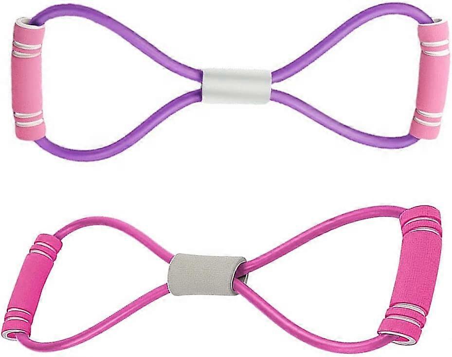 2 Stück Yoga-Gummibandring 8-förmig