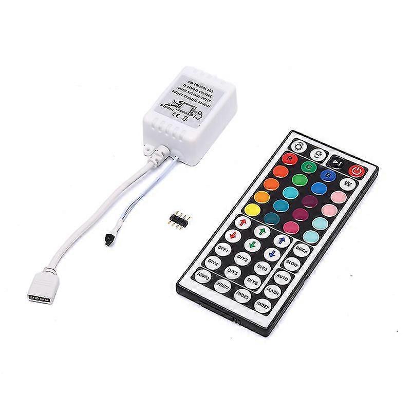 Led Controller 44 Keys Ir Remote Rgbw Controller Dc12v Stmva Control Box