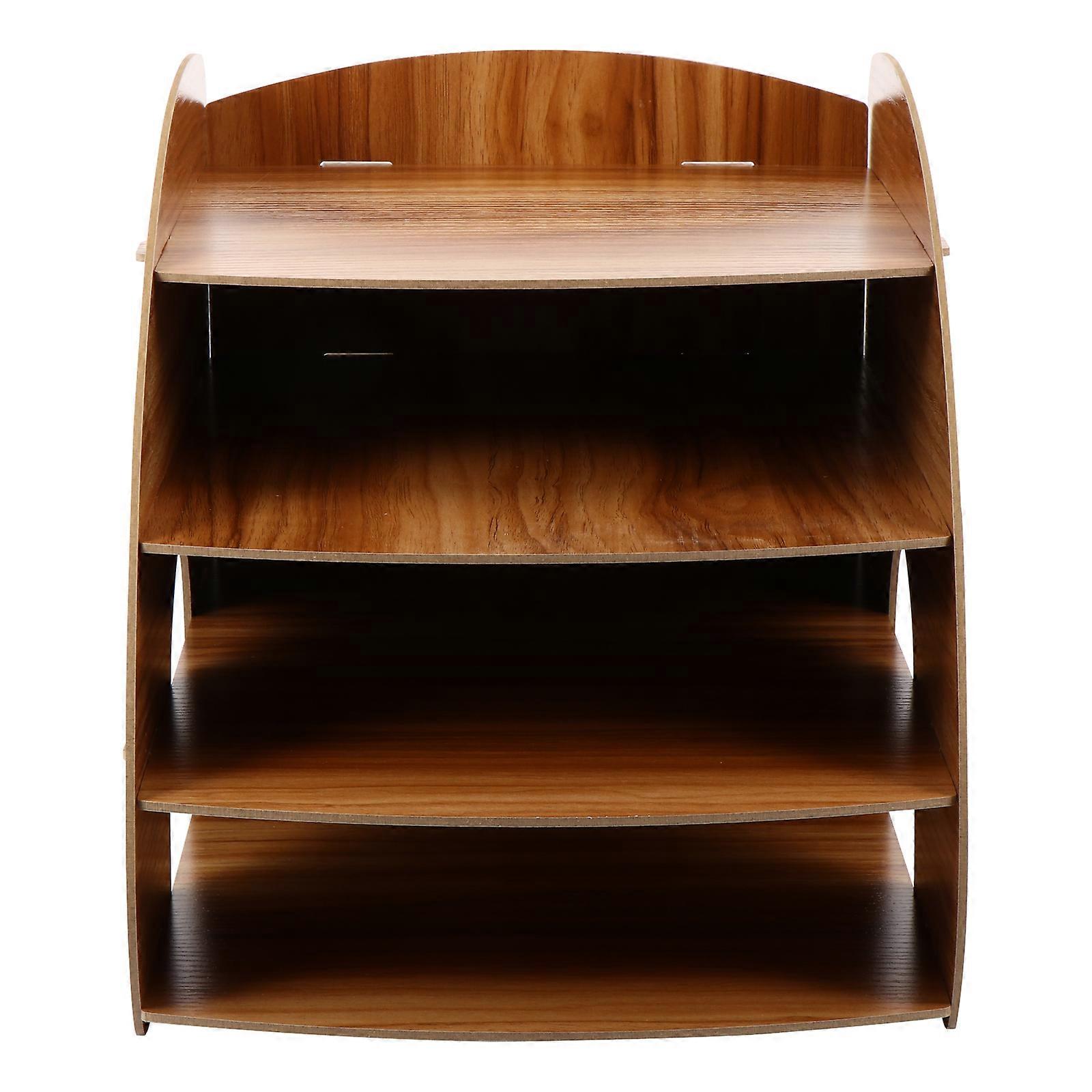 Desktop Storage Rack File Storage Shelf Multi-Layer Finishing Rack Book Shelf