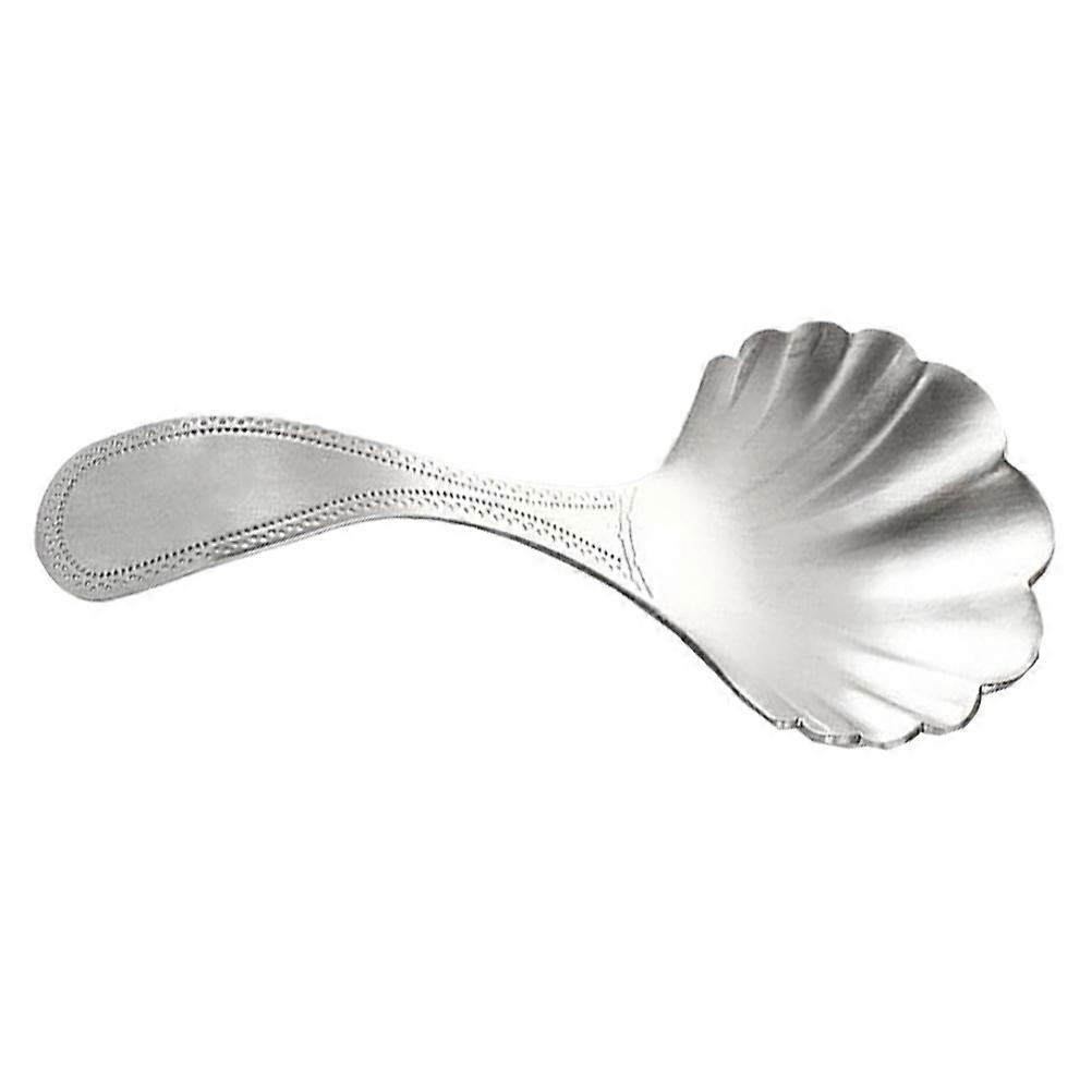 1pc Creative Stainless Steel Tea Scoop Shell Shape Tea Spoon Exquisite Teaspoon