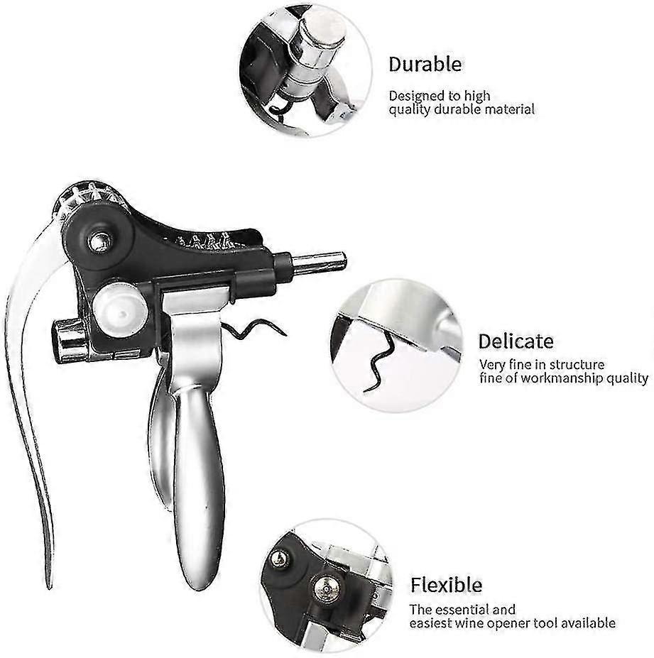 プロ亜鉛合金ワインオープナー、コルクスクリューセット、ワインコルク除去、プレミアム