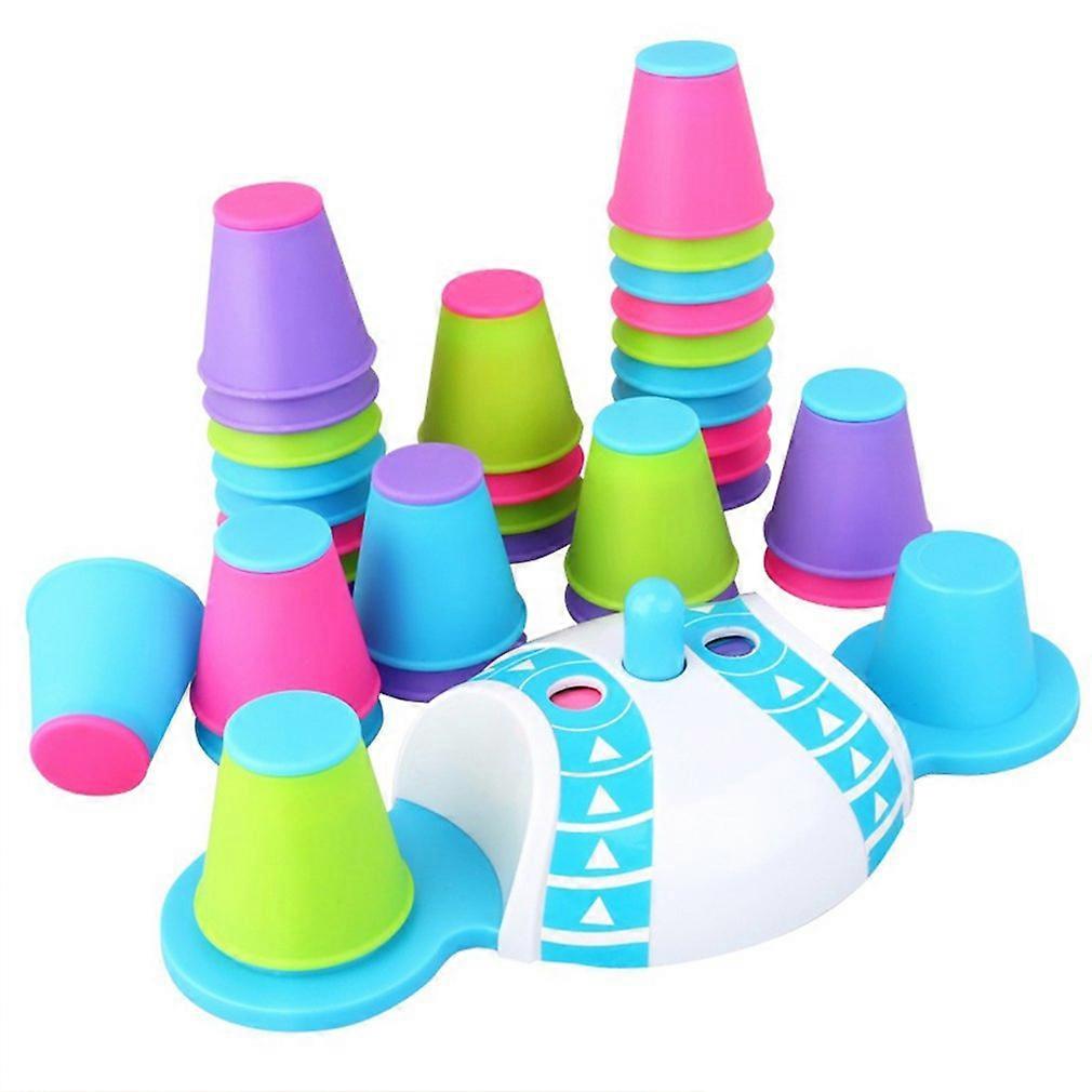 Stacking Cups Game Improve Concentration Toys Logic Interaction Table Games Educational Training Stacking Cups Kid Puzzle Toy