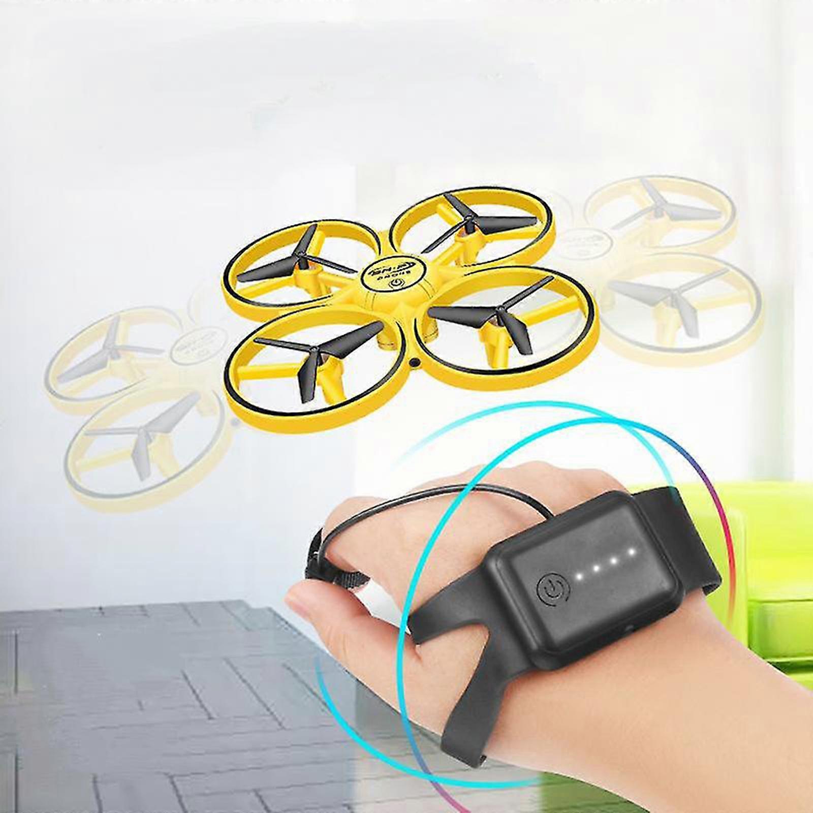 Gesture Control Drone Rc Quadcopter Aircraft Hand Sensor Drone W/ Smart Watch