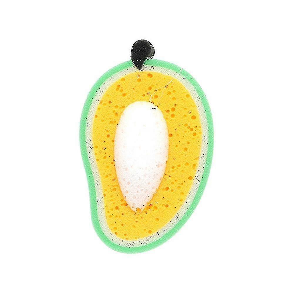 Dishwashing Sponge Cute Fruit Cleaning Scrubbing Cloth Decontamination