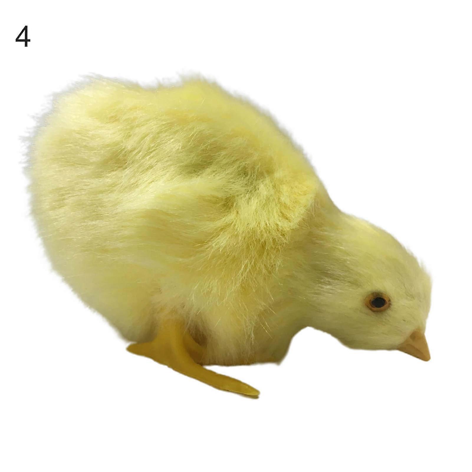 Beautiful Chicken Shape Doll Decor Vivid Handmade Fabric Doll Model for Party JIKAIX