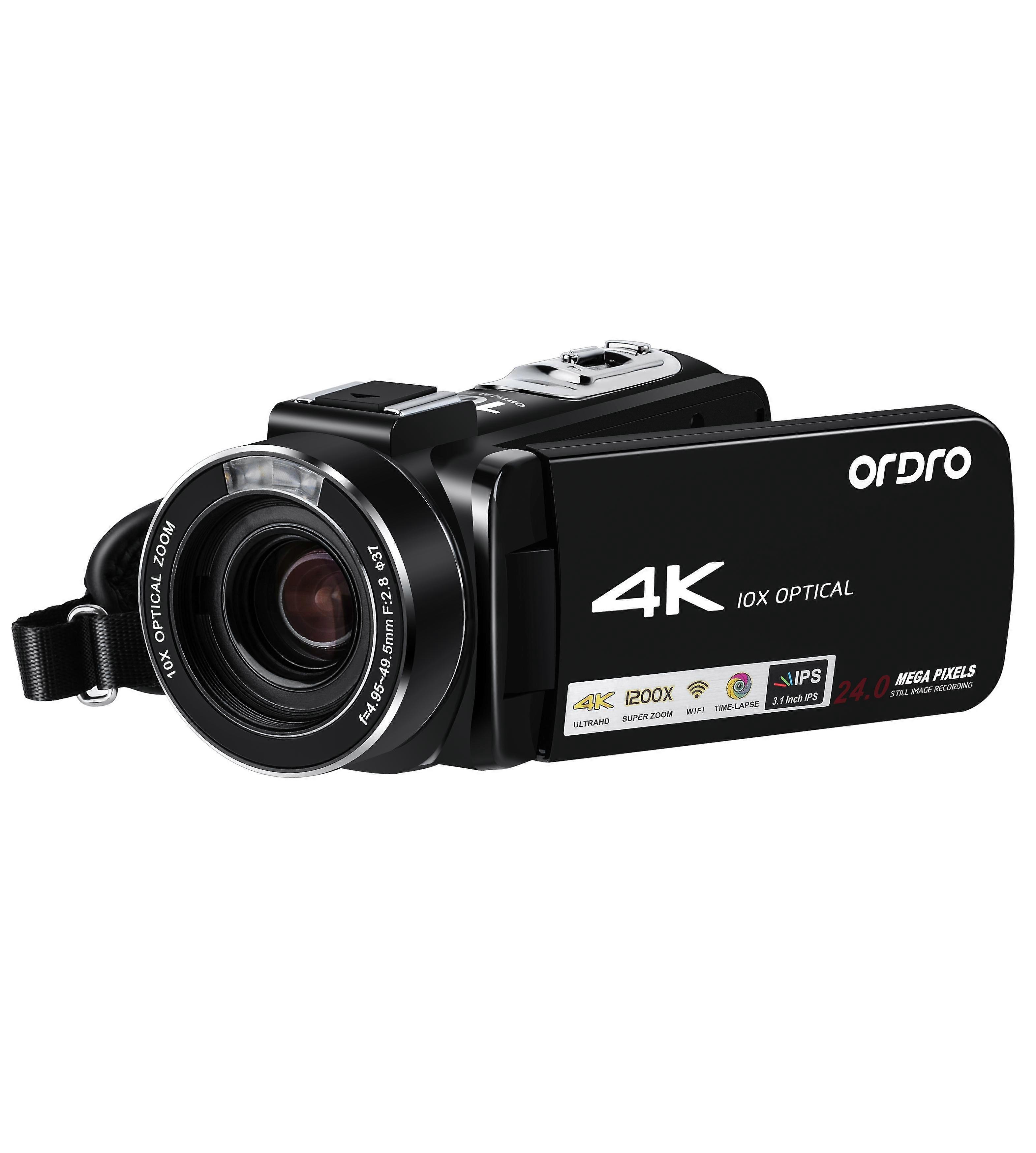 AC7 4K UHD Camcorder Black
