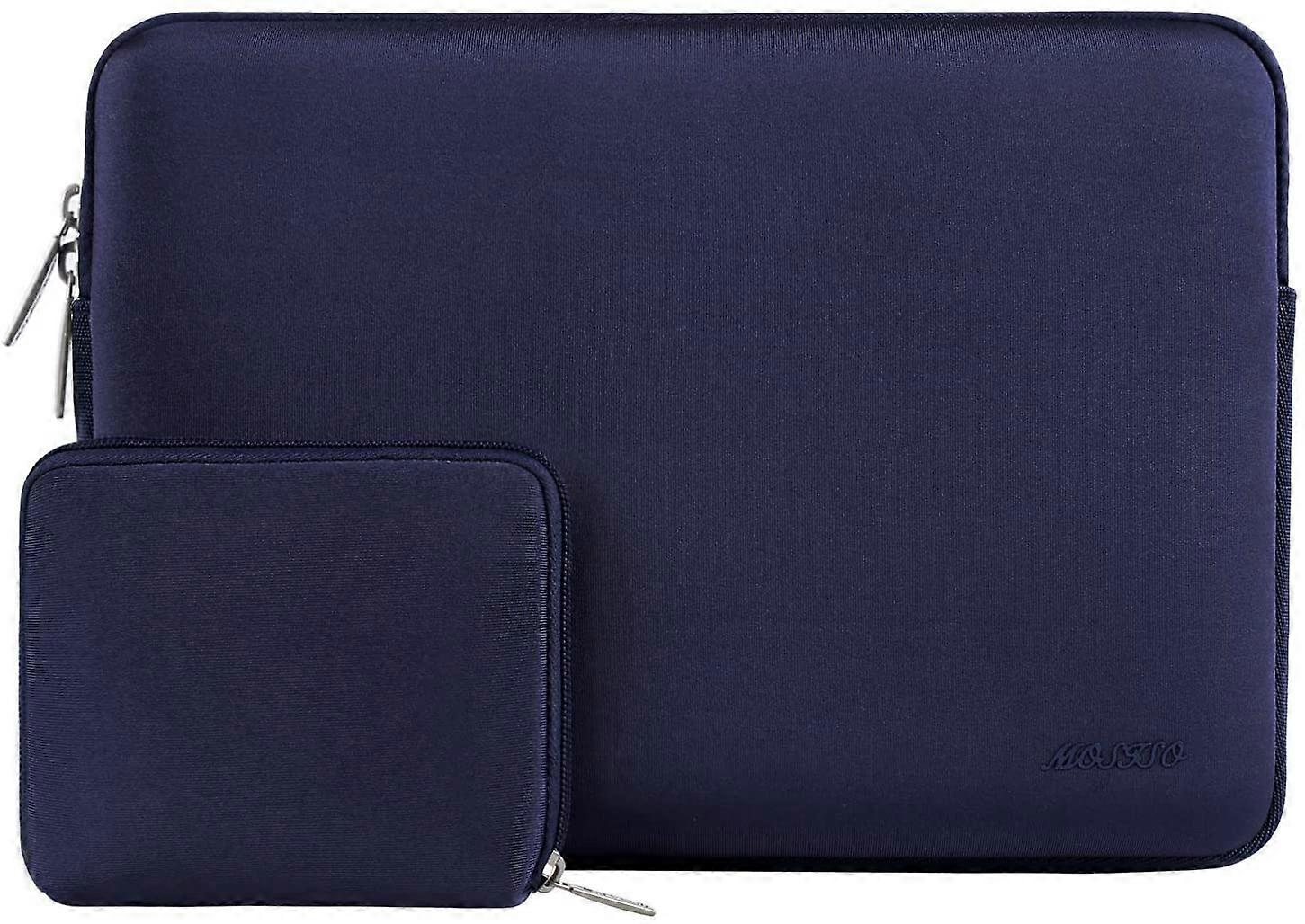 Bolsa para laptop azul marinho 16 compatível com MacBook Air/Pro Retina, notebook de 13-13,3 polegadas, compatível com MacBook Pro 14 polegadas 2022 2021 M1 Pro/M1 Max 