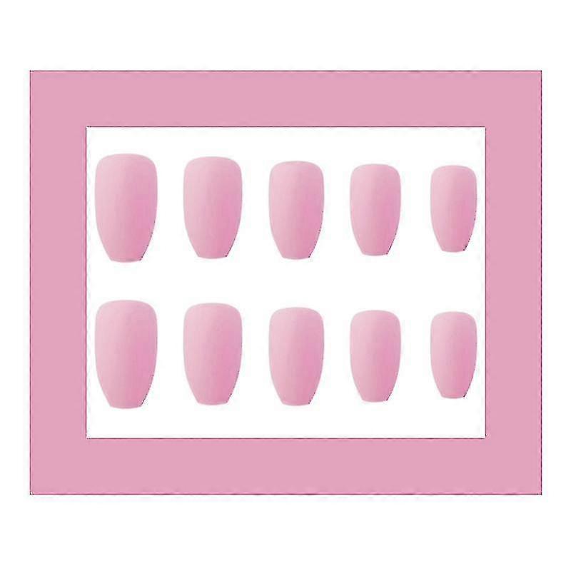 Matte Light Pink 24 Piece Finished Fake Nails