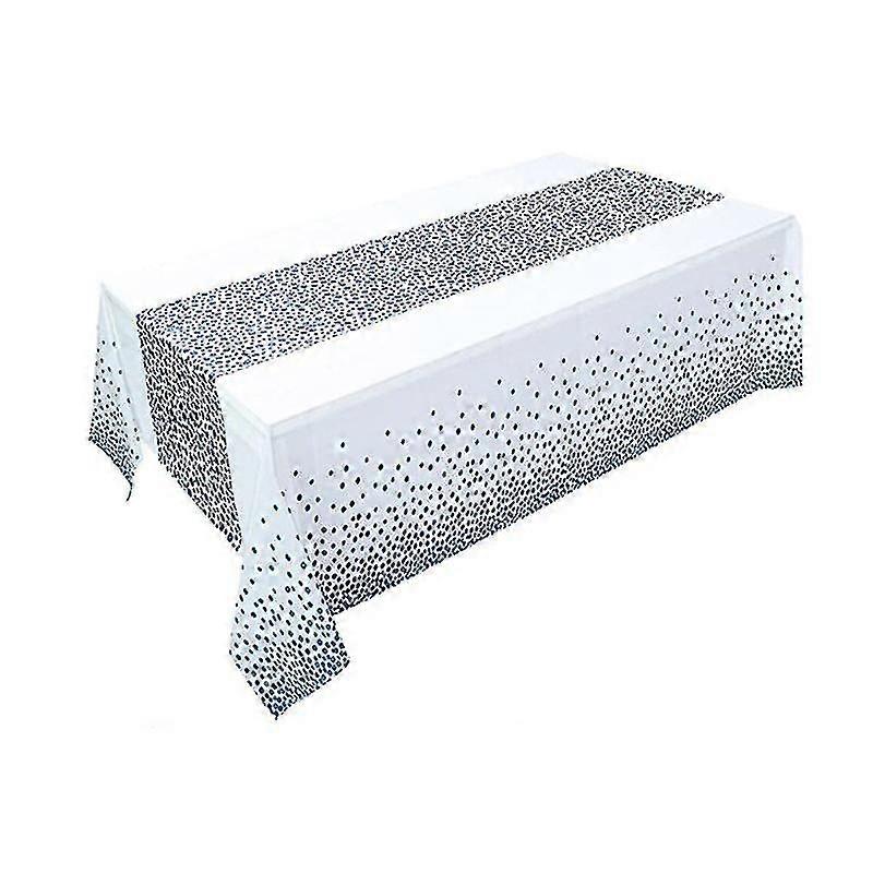 2 Pack Dot Tablecloths Table Covers Dot Tablecloths Tablecloths Dot Table Cloths