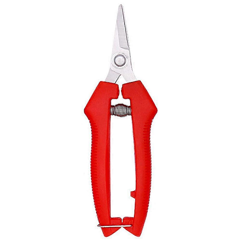 Long Edge Stainless Steel Pruning Shears Fruit Trees Bonsai Sharp Garden Scissors Tool