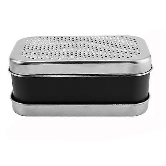 1 Set Vegetable Grater Double-sided Manual Cheese Grater Stainless Steel Vegetable Chopper with Cleaning Brush for Home