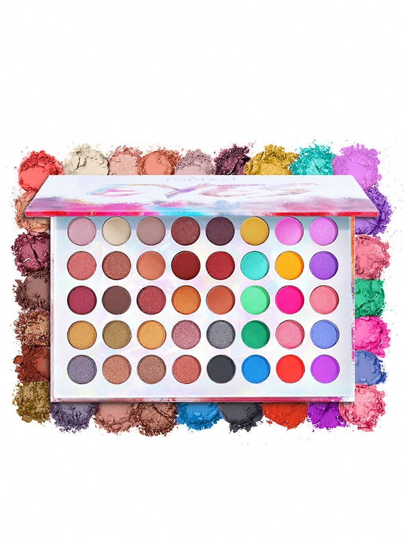 40-Color Eye Shadow Palette, Matte Glitter Matte Eyeshadow Palette Eyeshadow Tray Eye Shadow Compact Y2K
