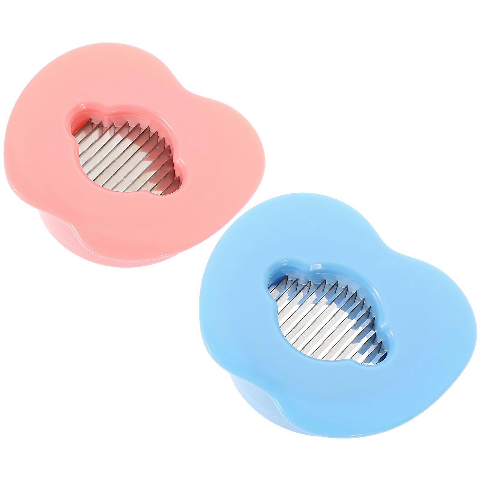 2Pcs Vegetables Grater Multipurpose Green Bean Shredder Mashed Garlic Maker for Kitchen