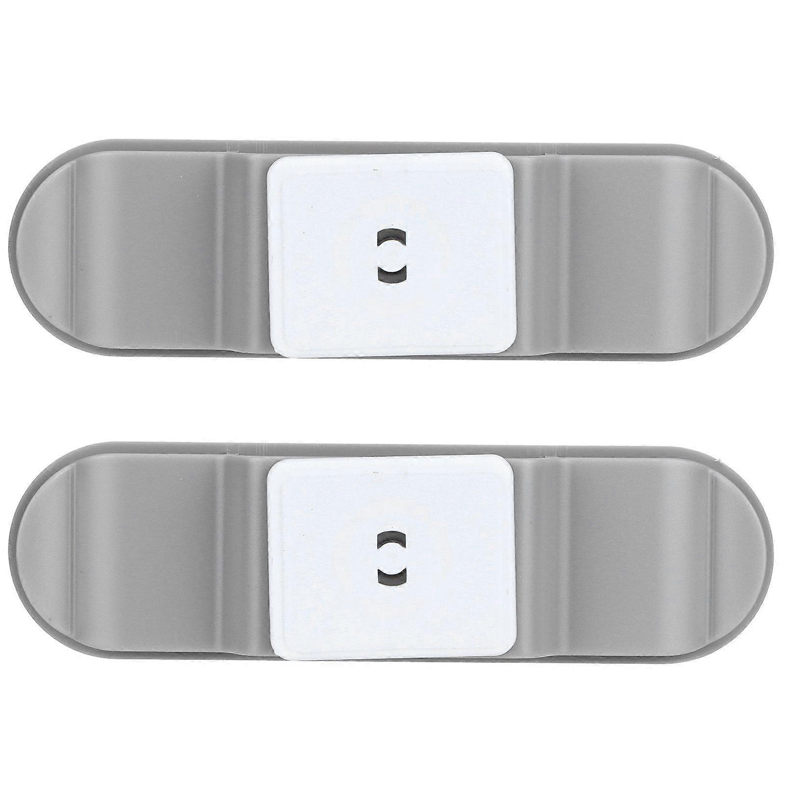 2Pcs Cable Holder Clip Wall Mounting Self Adhesive Socket Plug Organizer for Home Office