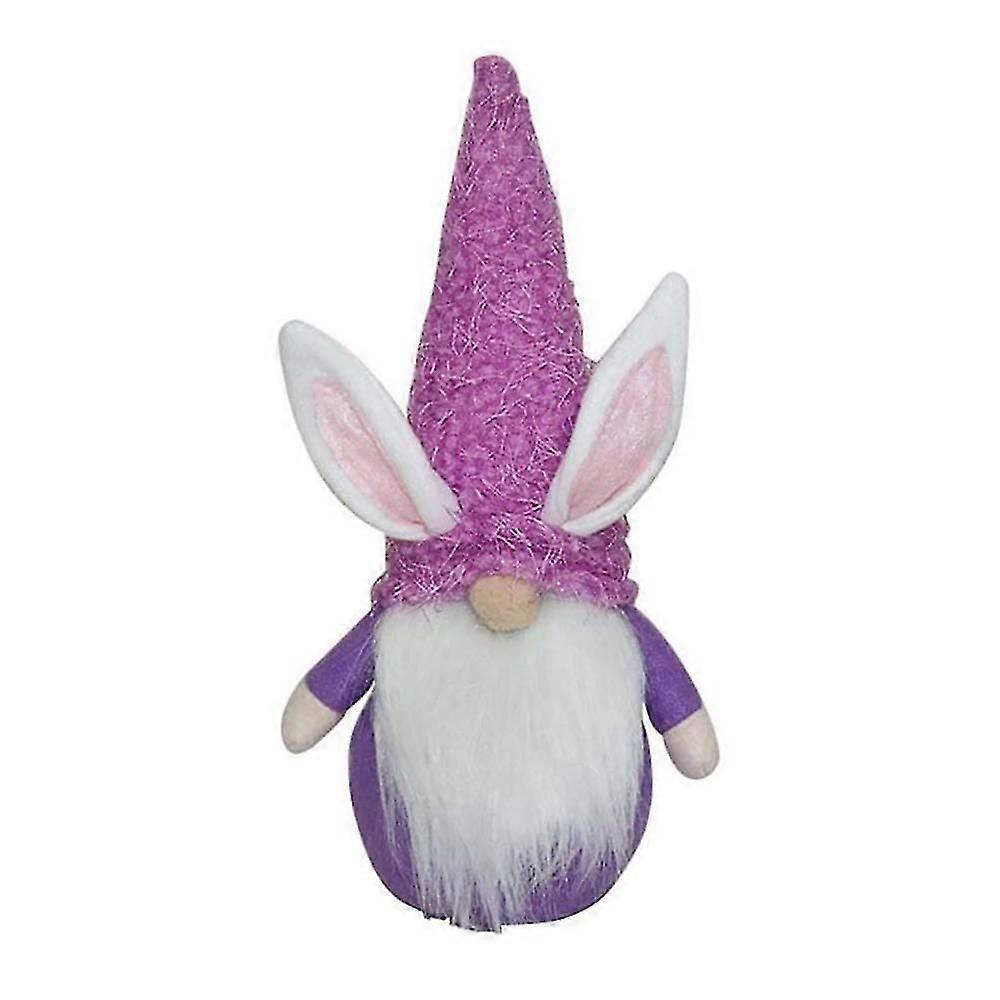 10 inch Easter Bunny Faceless Gnome Plush Doll Ornament